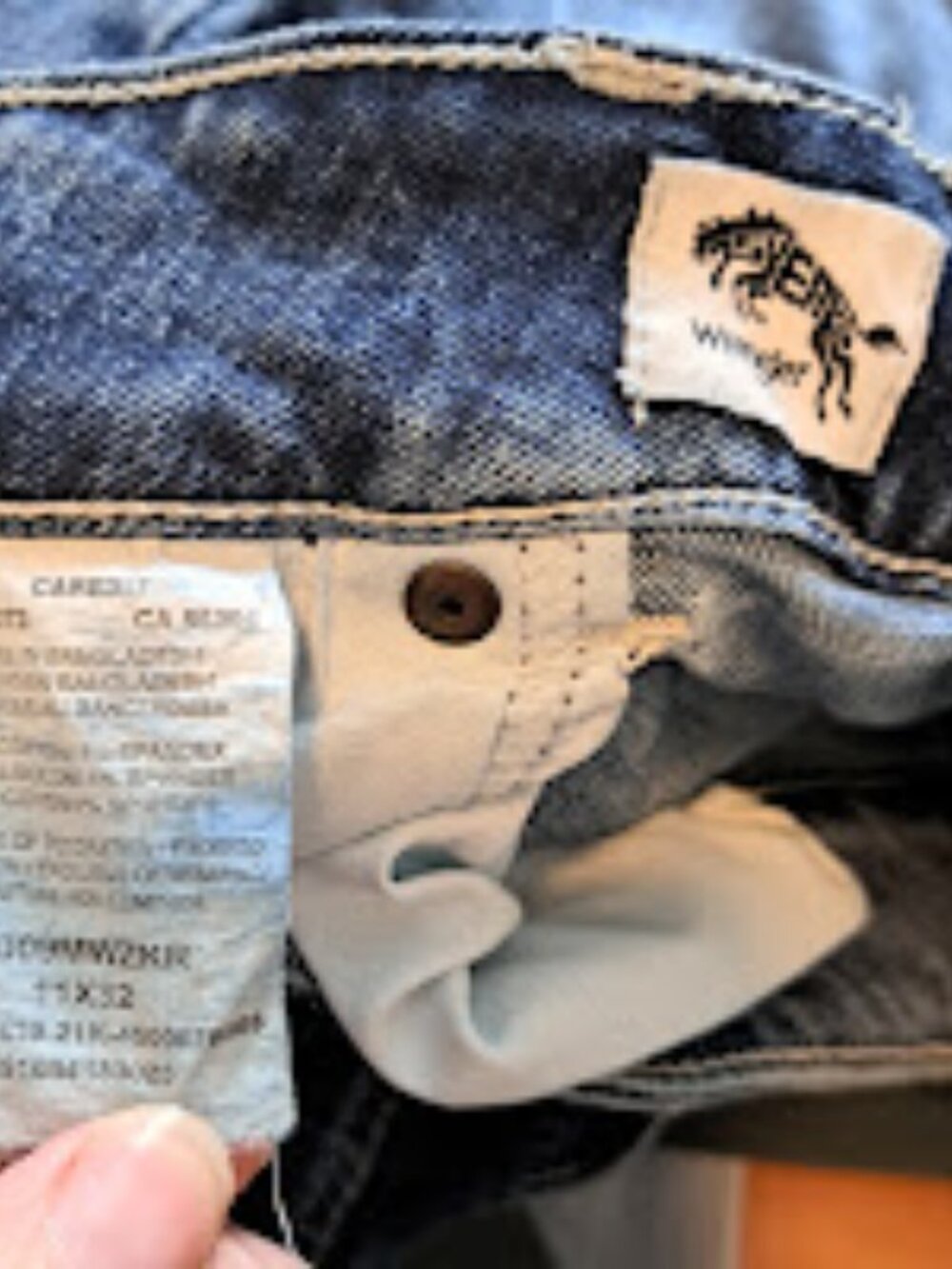 Wrangler syears Women's blue boot cut jeans size 11x32 western cowgirl - Picture 7 of 8